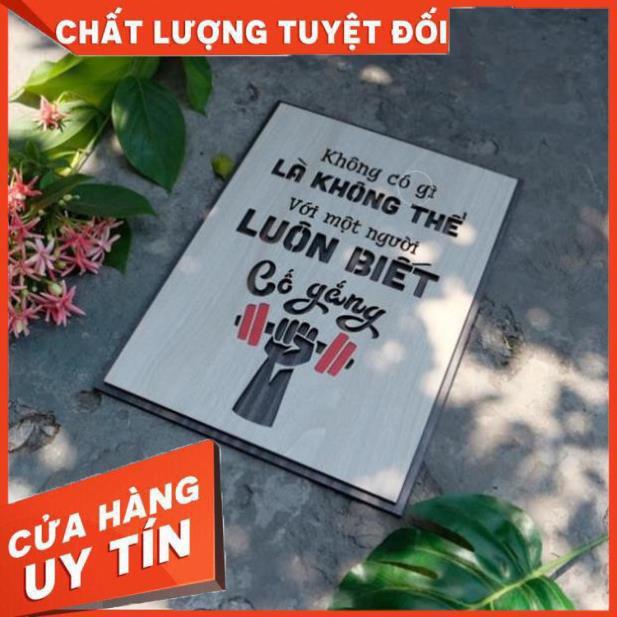 Tranh Decor tạo động lực theo tên slogan những câu nói hay