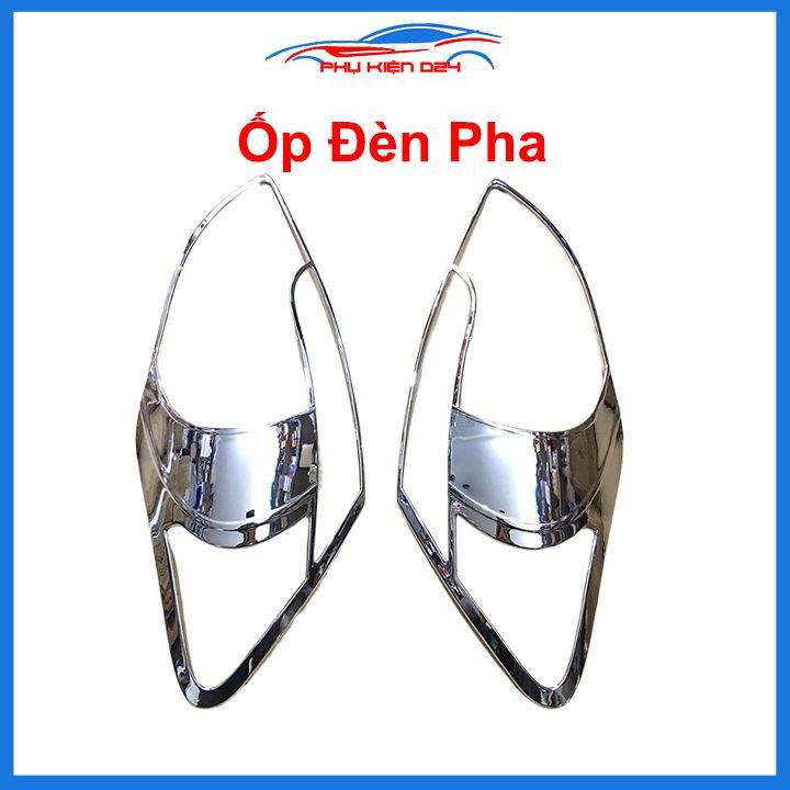 Ốp viền đèn pha hậu mạ crom Vios 2008-2013, 2014-2017, 2018-2019 chống trầy trang trí bảo vệ xe