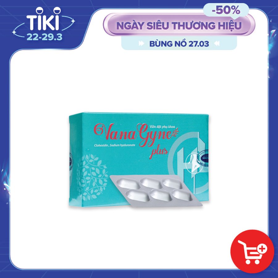 Viên Đặt Phụ Khoa VanaGyne PLus (12 viên)