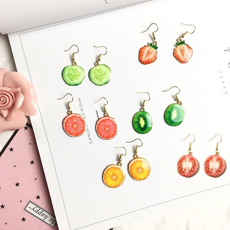Bông tai trái cây giải nhiệt