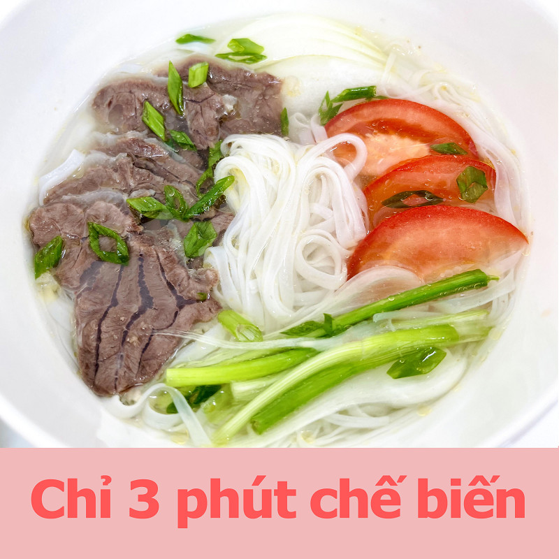 Phở Khô Khương Huy/ Phở Gạo Khương Huy  - Chỉ 3 Phút Nấu Không Cần Ngâm  - Phở Khô Khương Huy Gói 300g