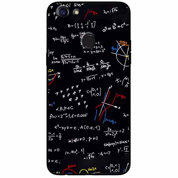 Ốp lưng in cho Oppo F7 Mẫu Toán Học 2