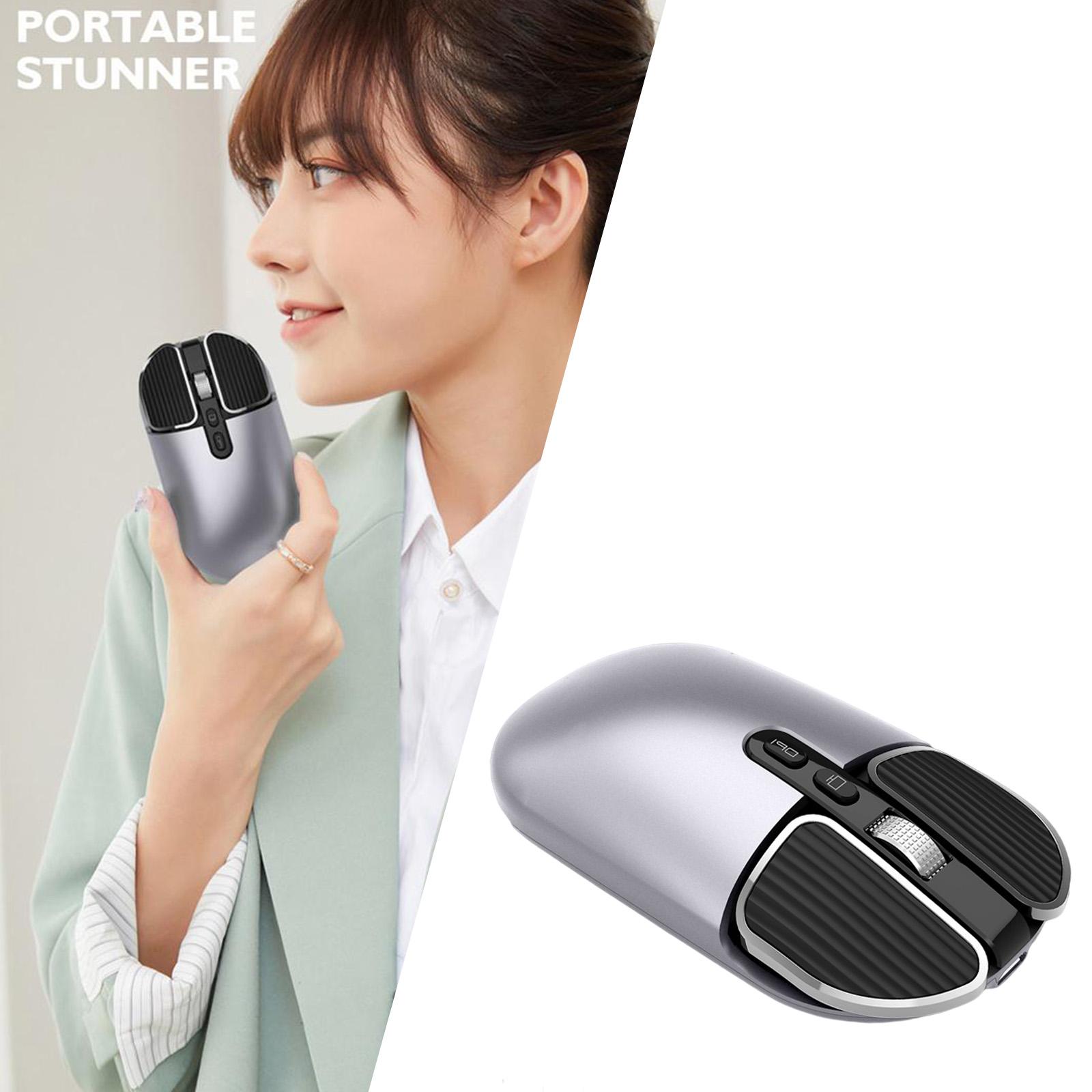 2.4G USB Wireless Bluetooth 5.0 Mice Mouse for Laptop