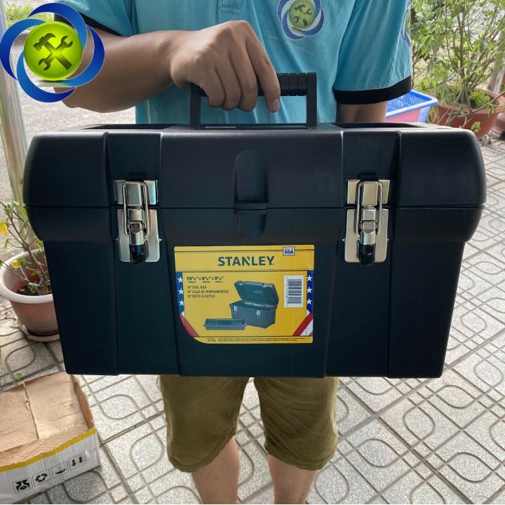 Thùng đồ nghề nhựa Stanley STST19005 kích thước 490mm x 245mm x 250mm