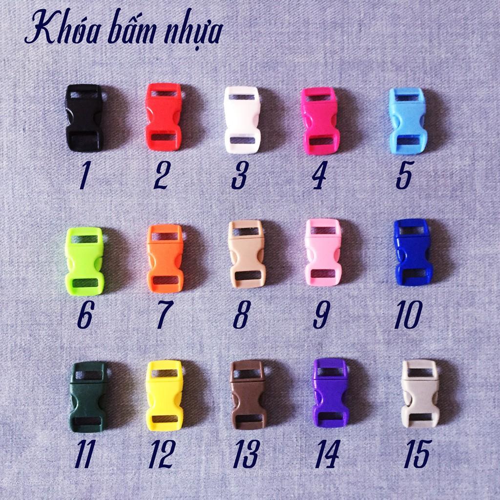 Khóa paracord nhựa làm vòng tay sinh tồn giá rẻ