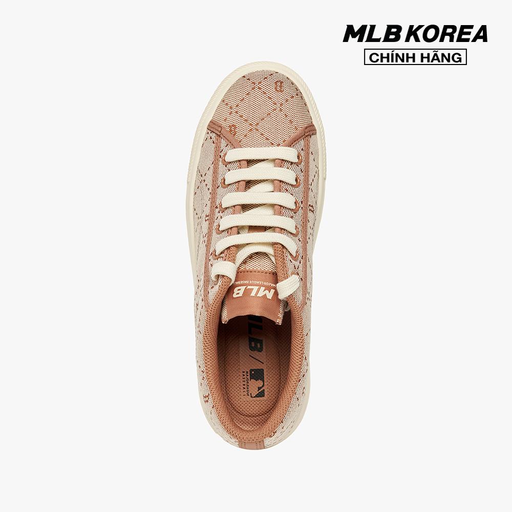 MLB - Giày sneakers unisex cổ thấp Playball Lux Jacquard Diamond Monogram 3ACVPRM3N-43BGS