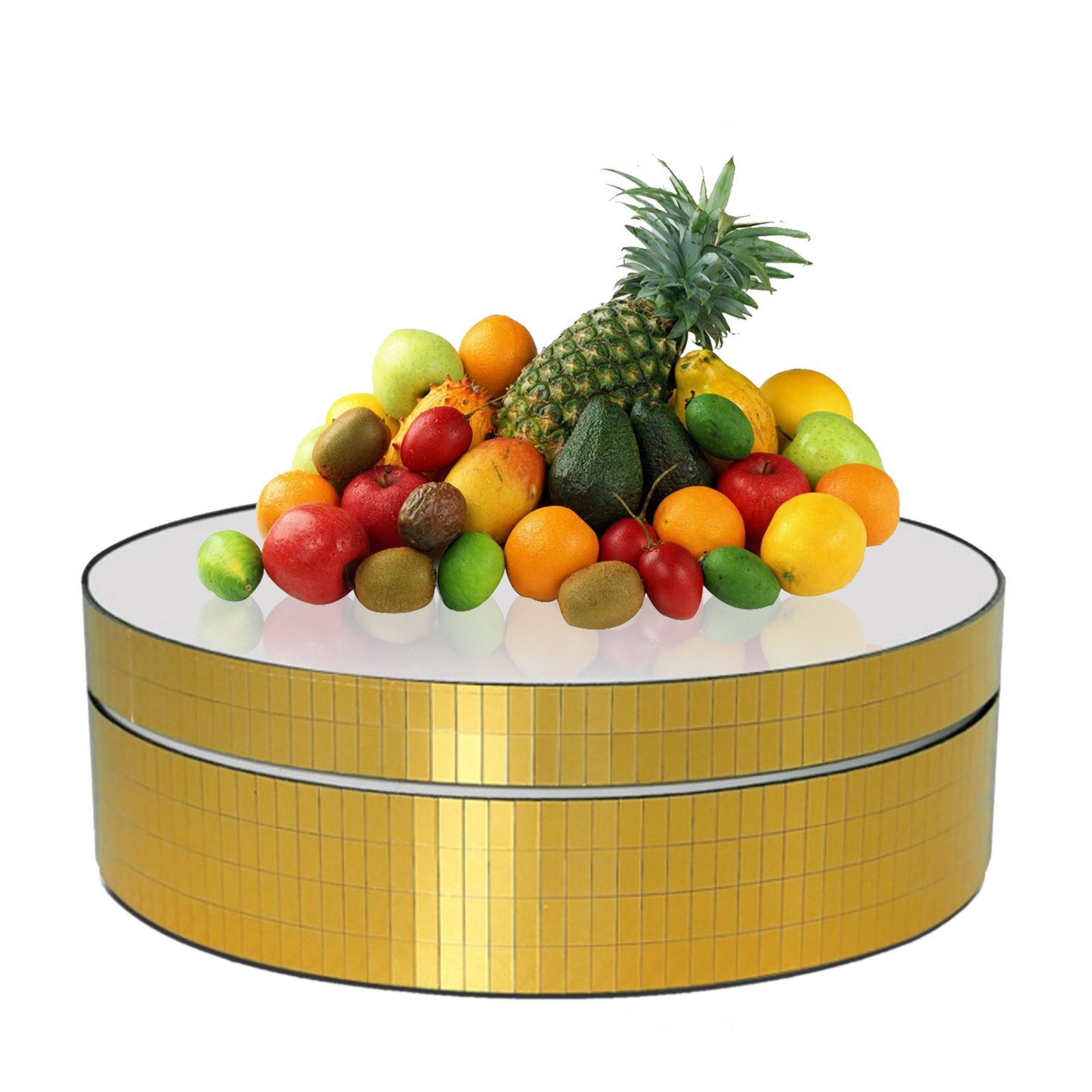 USB Powered Electric Rotating Display Stand Mirrors Turntable Jewelry ;