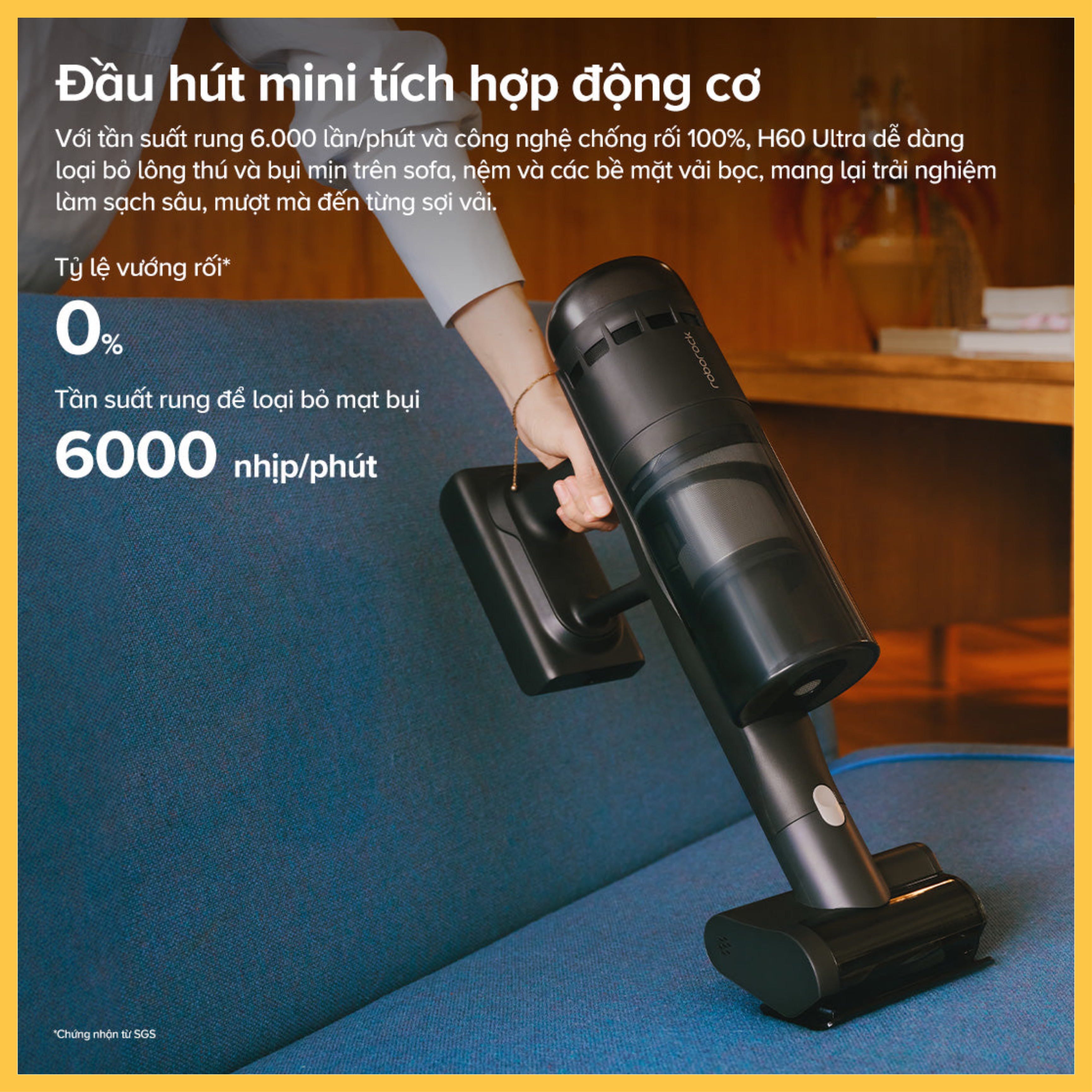 Máy hút bụi cầm tay Roborock H60 Ultra – Hàng Chính Hãng