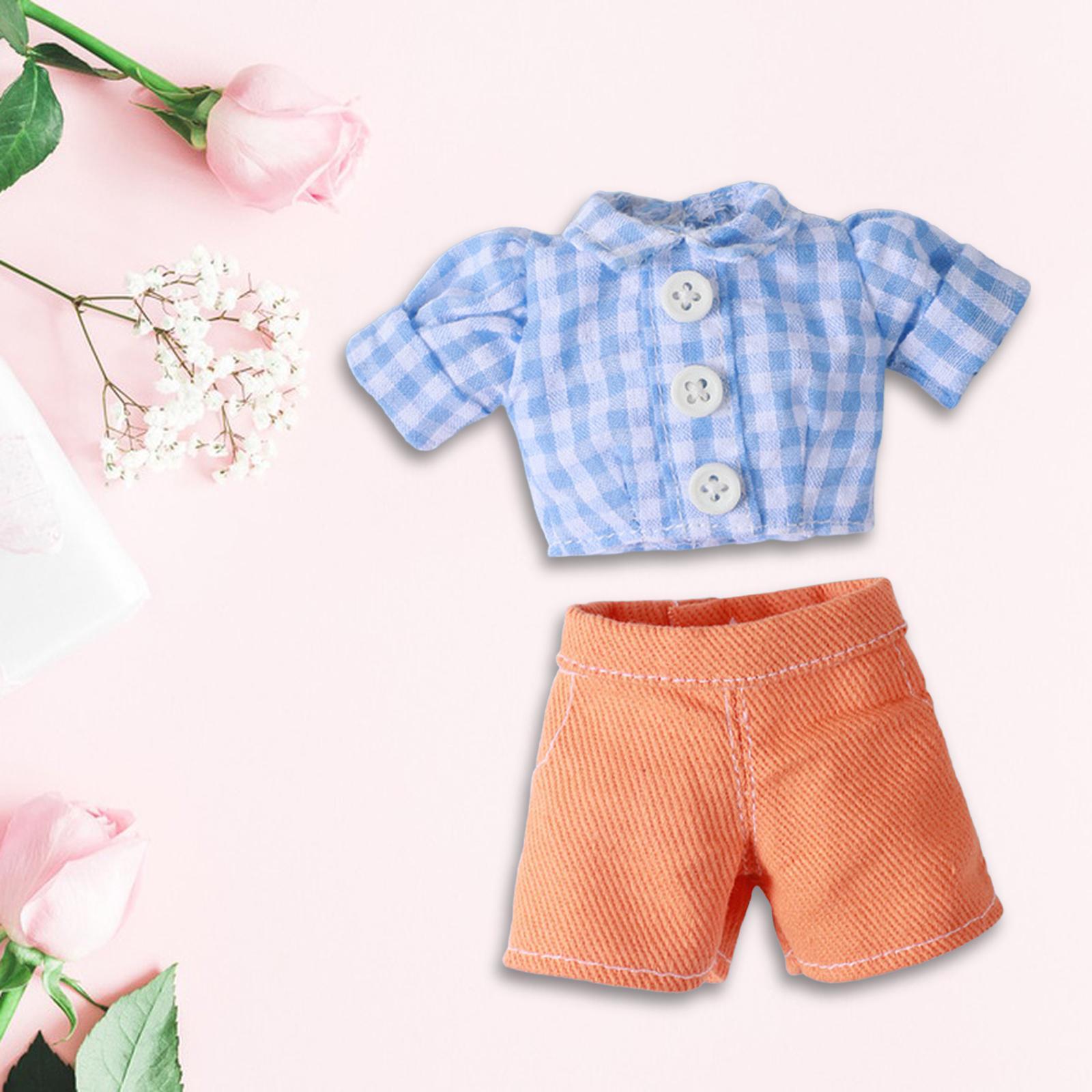 Doll Clothes Girl Doll Outfits Set Fashion Doll Dress Suit for 1/6 BJD 12 inch Doll