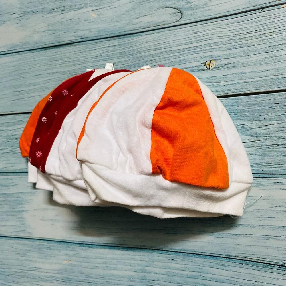 Mũ Che Thóp Trẻ Sơ Sinh Cotton Mềm Bé Trai Bé Gái
