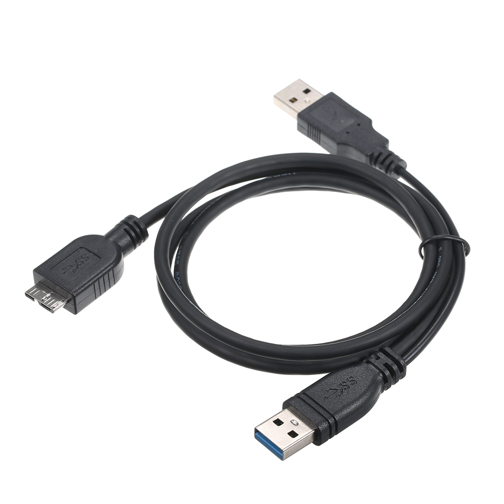 Cáp USB 3.0 Male Sang Micro USB Cho Ổ Cứng Dish HDD, Màu Đen 1 Mét