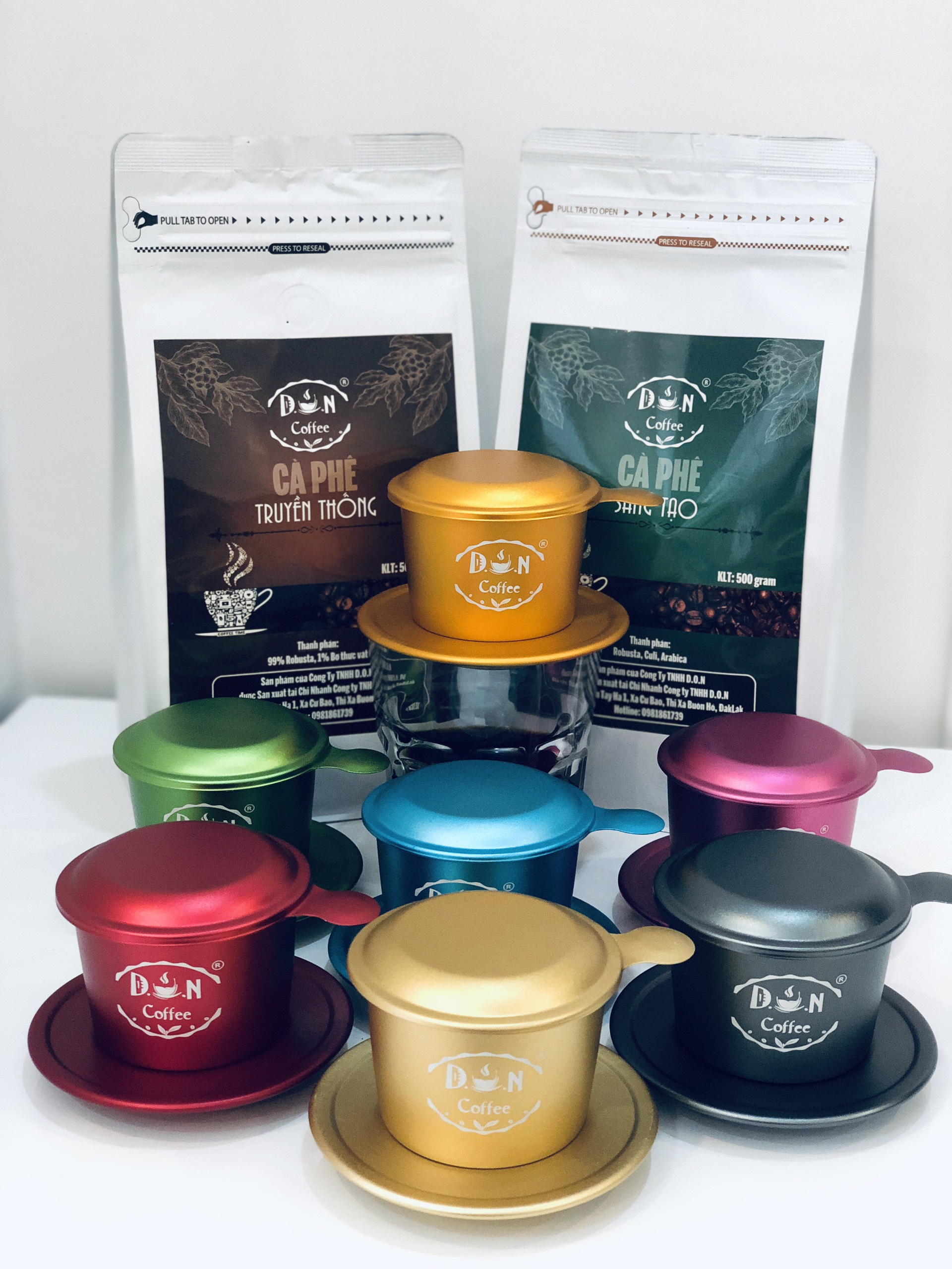 CÀ PHÊ RANG XAY D.O.N COFFEE TRUYỀN THỐNG  500gram (Bột)