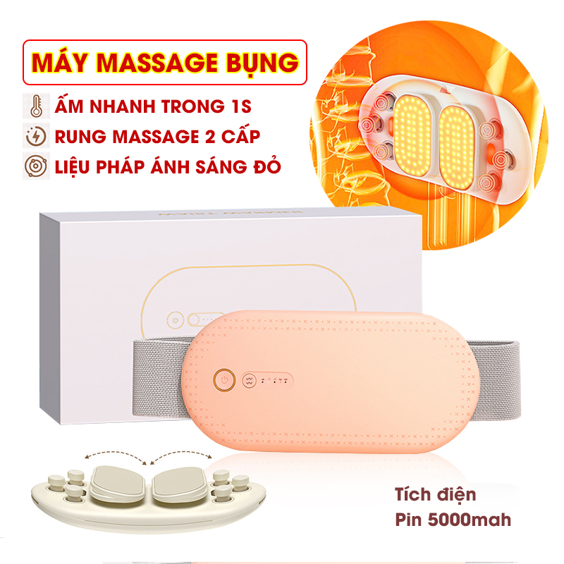 Đai chườm nóng, Máy massage giảm đau bụng kinh, Máy chườm ấm bụng