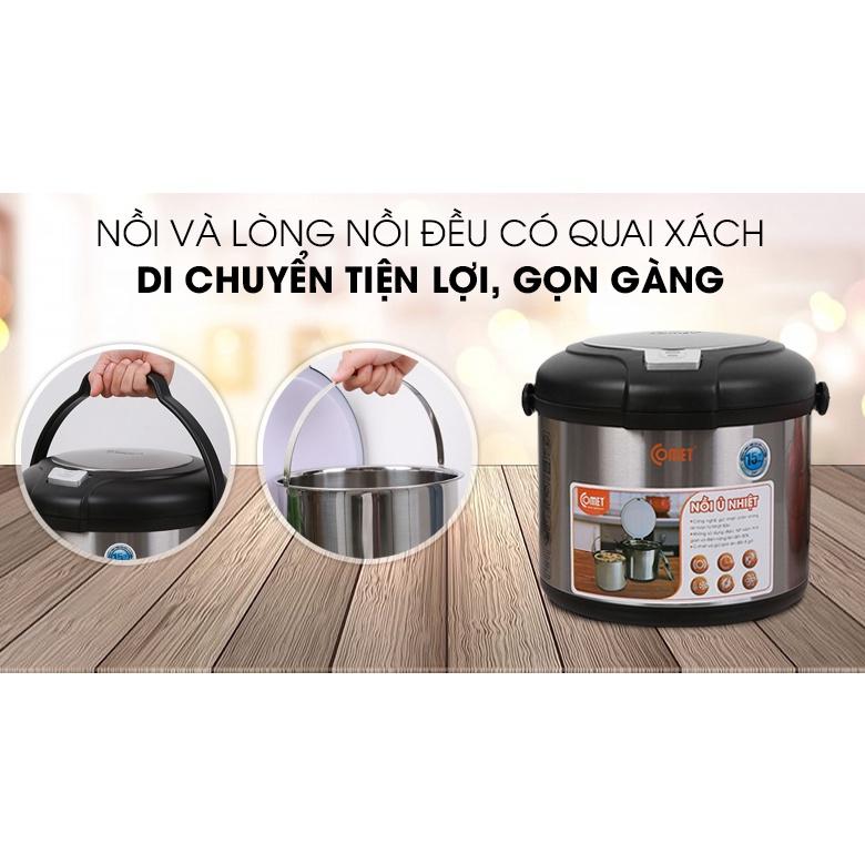 Nồi ủ nhiệt đa năng 5 lít Comet CM7661 - HÀNG CHÍNH HÃNG