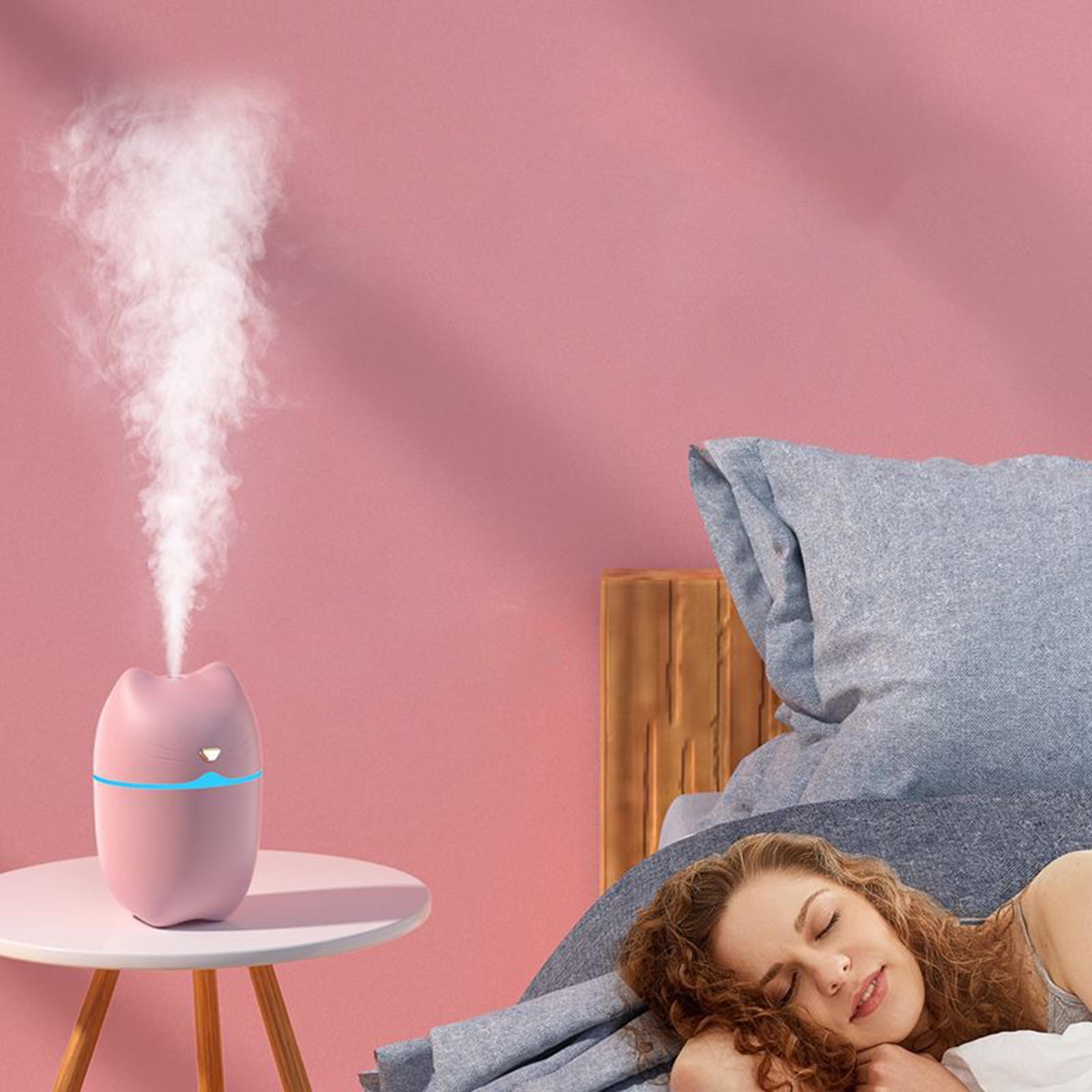 260ml Cat Mini Humidifier Essential Oil Diffuser