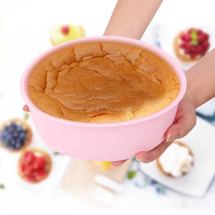 Khuôn Làm Bánh Silicon Tròn 8 Inch