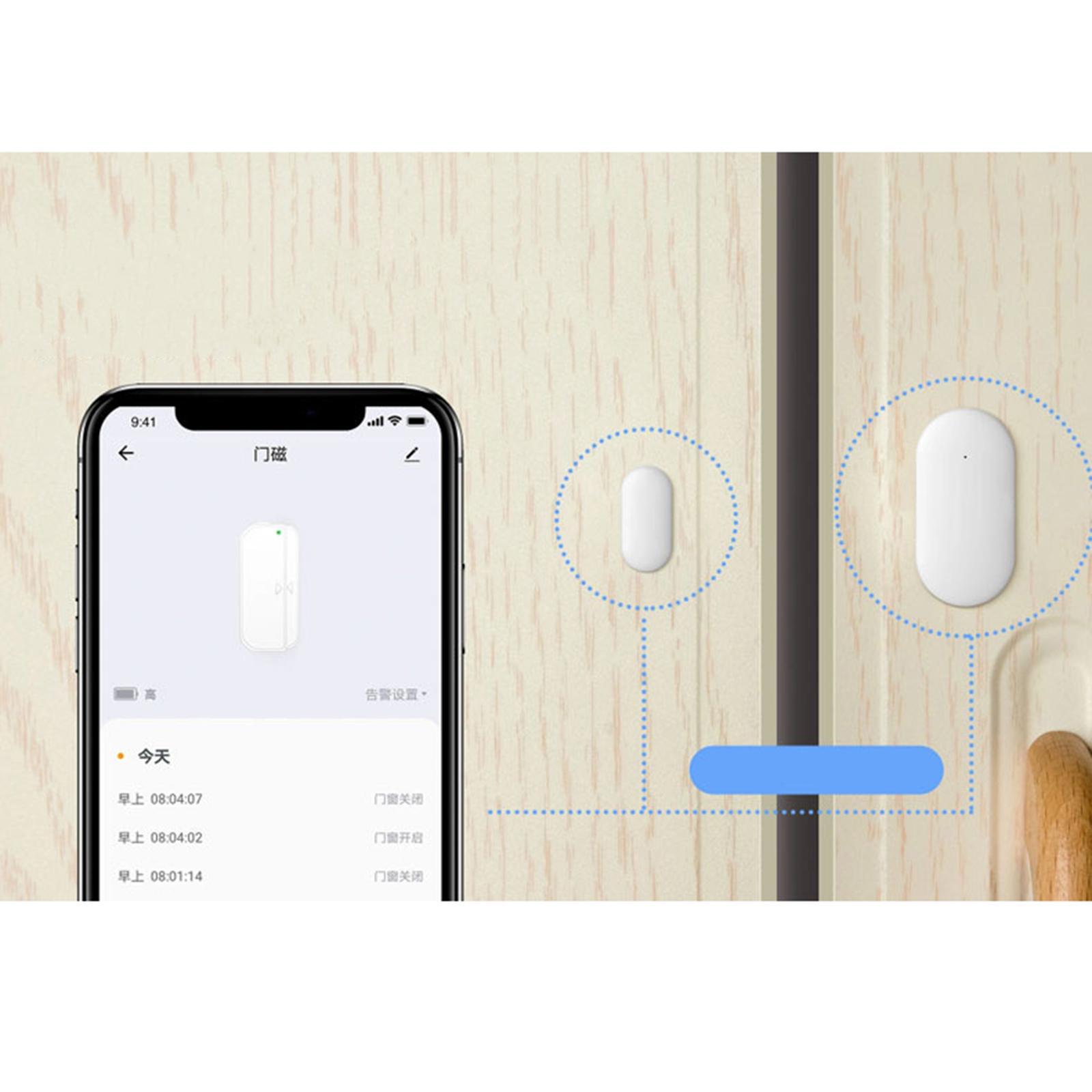 Door Window Sensor Battery Powered for Tuya Home