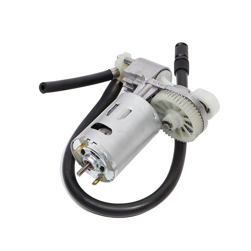 Mô tơ máy bơm hơi nén khí điện áp 21V sử dụng động cơ RS550 xi lanh 22mm công suất 120W lưu lượng khí 25 lít có đồng hồ áp suất