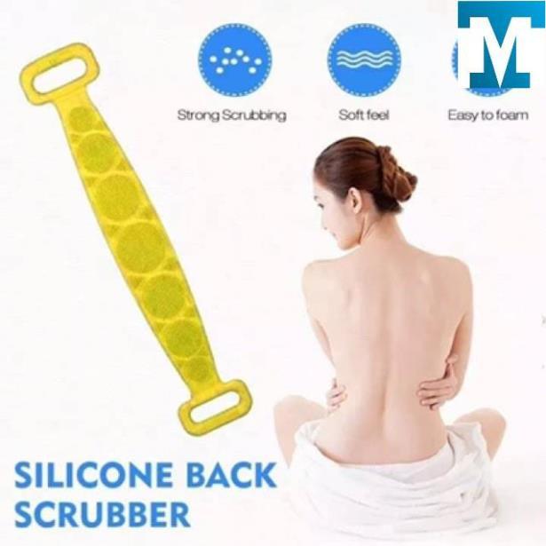 Dây Tắm Chà Lưng Silicon 2 Mặt