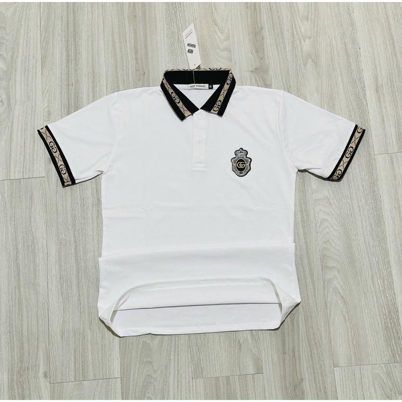 Áo Thun Nam cổ trụ, 100% cotton. chất mát, nhẵn mịn.