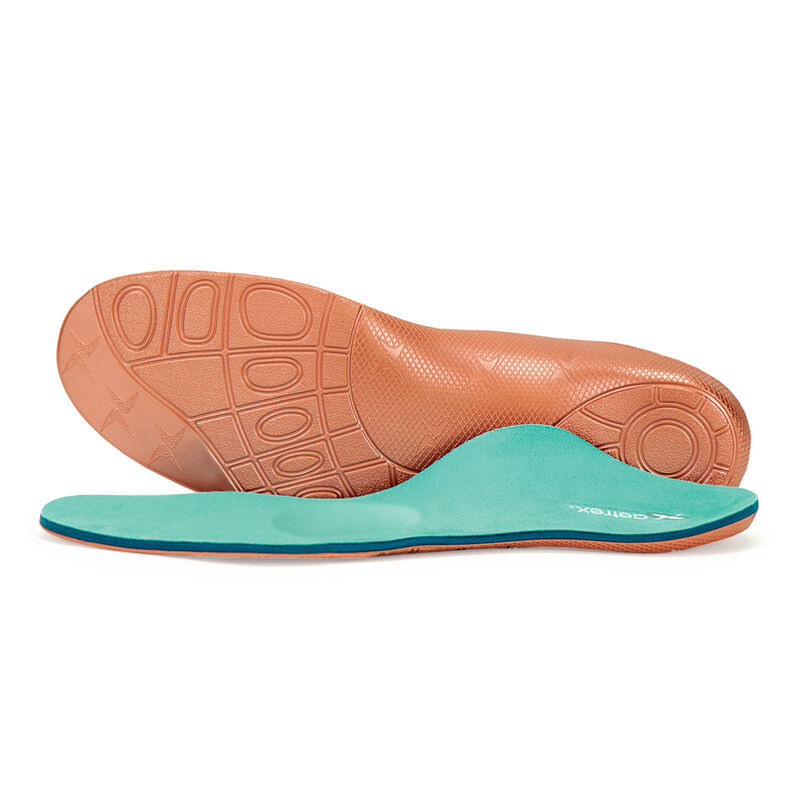 Lót giày y khoa nam Aetrex Premium Memory Foam, Metatarsal-cho chân vòm trung bình đến cao .có đệm nổi banh bàn chân
