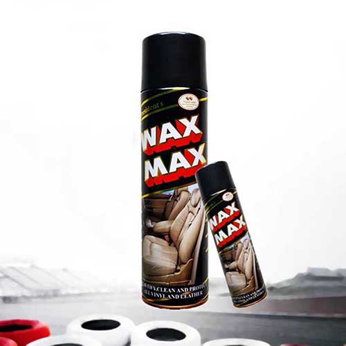 Bình Xịt Đánh Bóng Và Làm Sạch Wax Max, Làm Sạch Nội Thất Ô tô, Chai Vệ Sinh Đồ Da