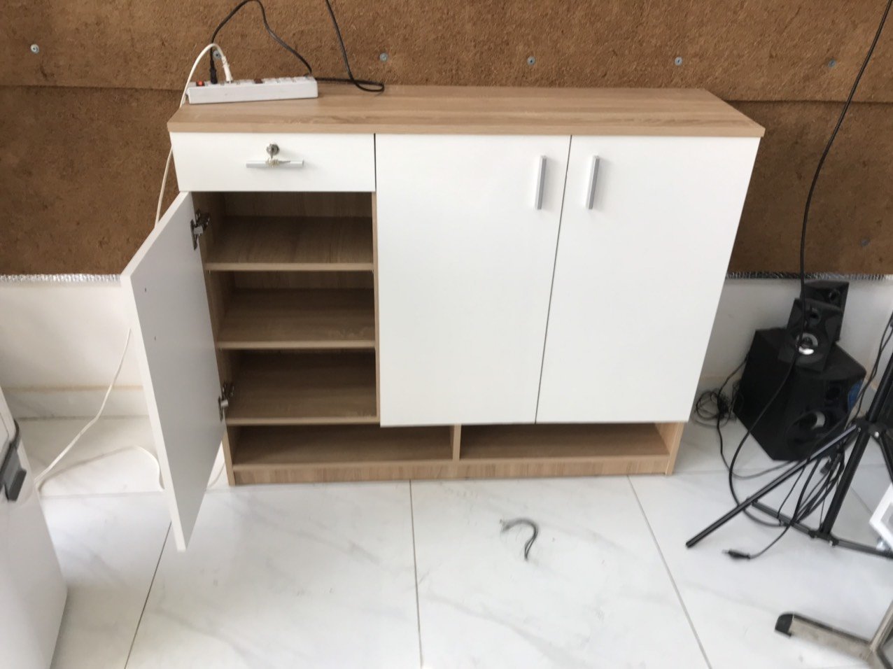 Tủ giày gỗ MDF chất lượng Juno Sofa 3 cánh