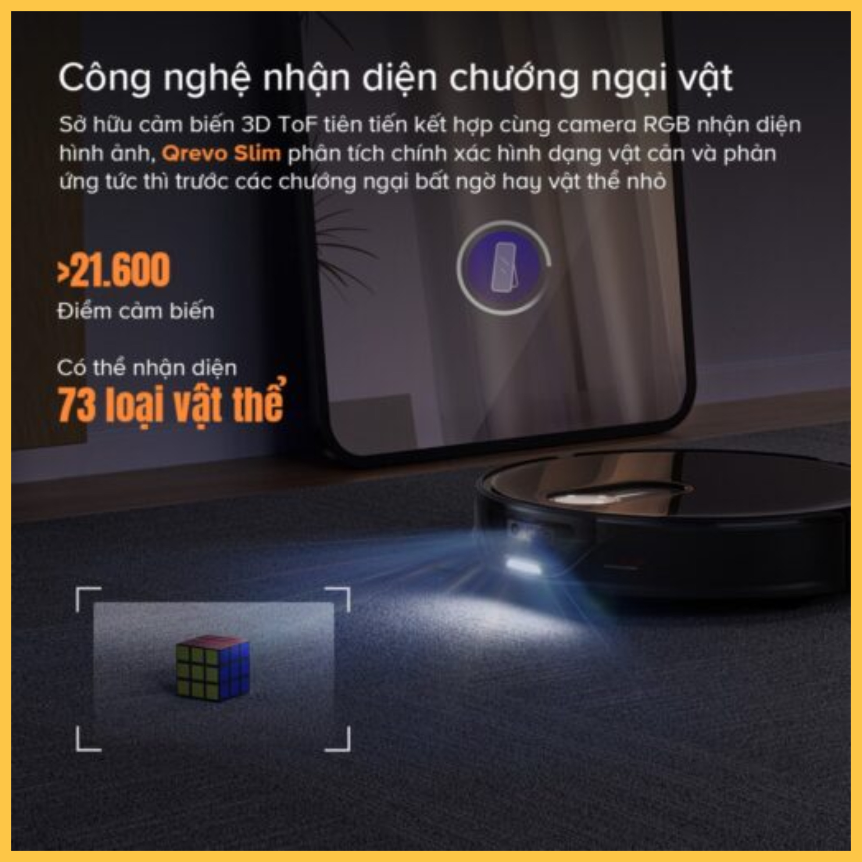 Robot hút bụi lau nhà Roborock Q Revo Slim – Hàng Chính Hãng