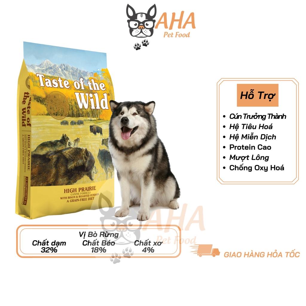 Thức Ăn Cho Chó Alaska Taste Of The Wild Bao 500g - Thức Ăn Cho Chó Vị Thịt Heo Rừng, Trái Cây Rau Củ Quả