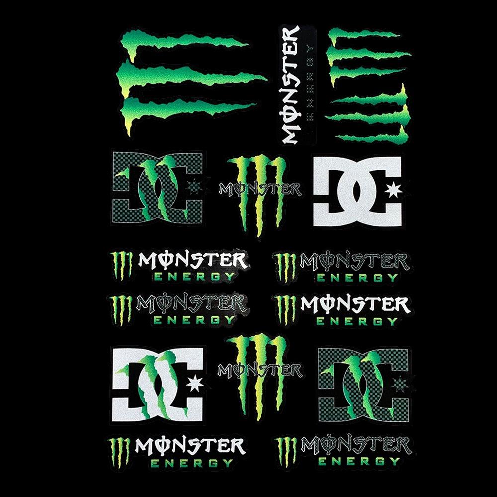 Monster Energy Sticker Reflective Logo Decal Xe máy Sửa đổi Hình dán Không thấm nước