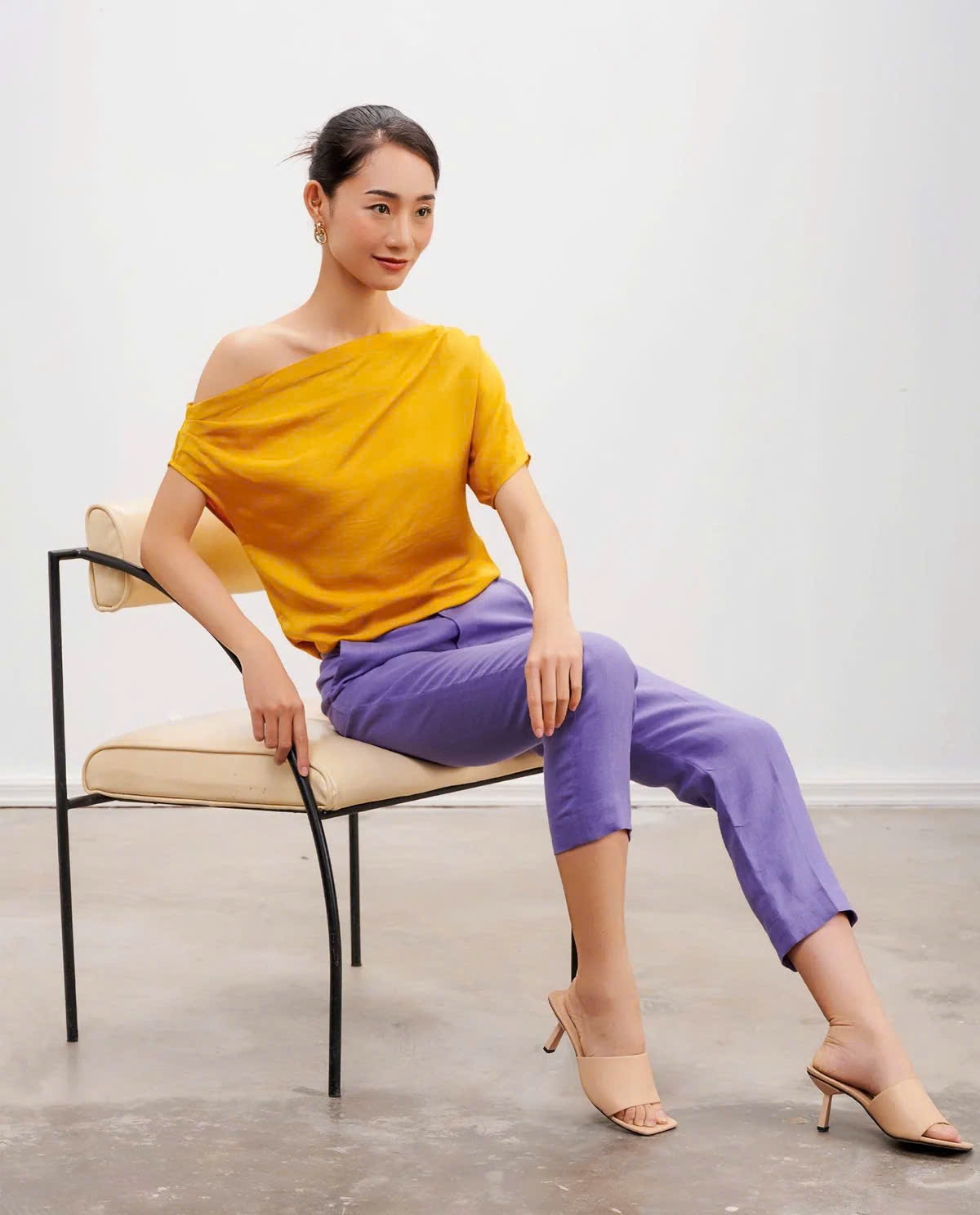 Quần Tây Ống Đứng Linen Lệ thời trang thiết kế Hity Pan065