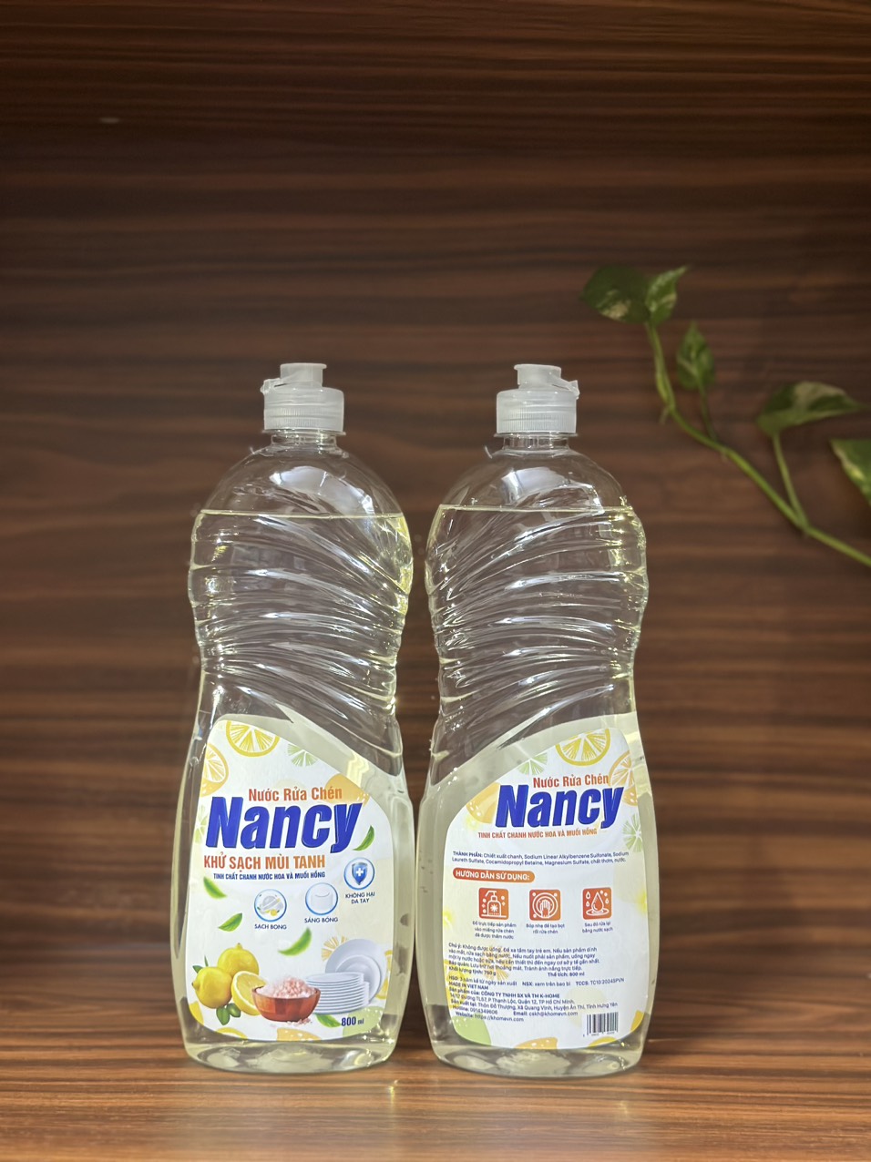Thùng 20 chai nước rửa chén hương chanh nước hoa và muối hồng