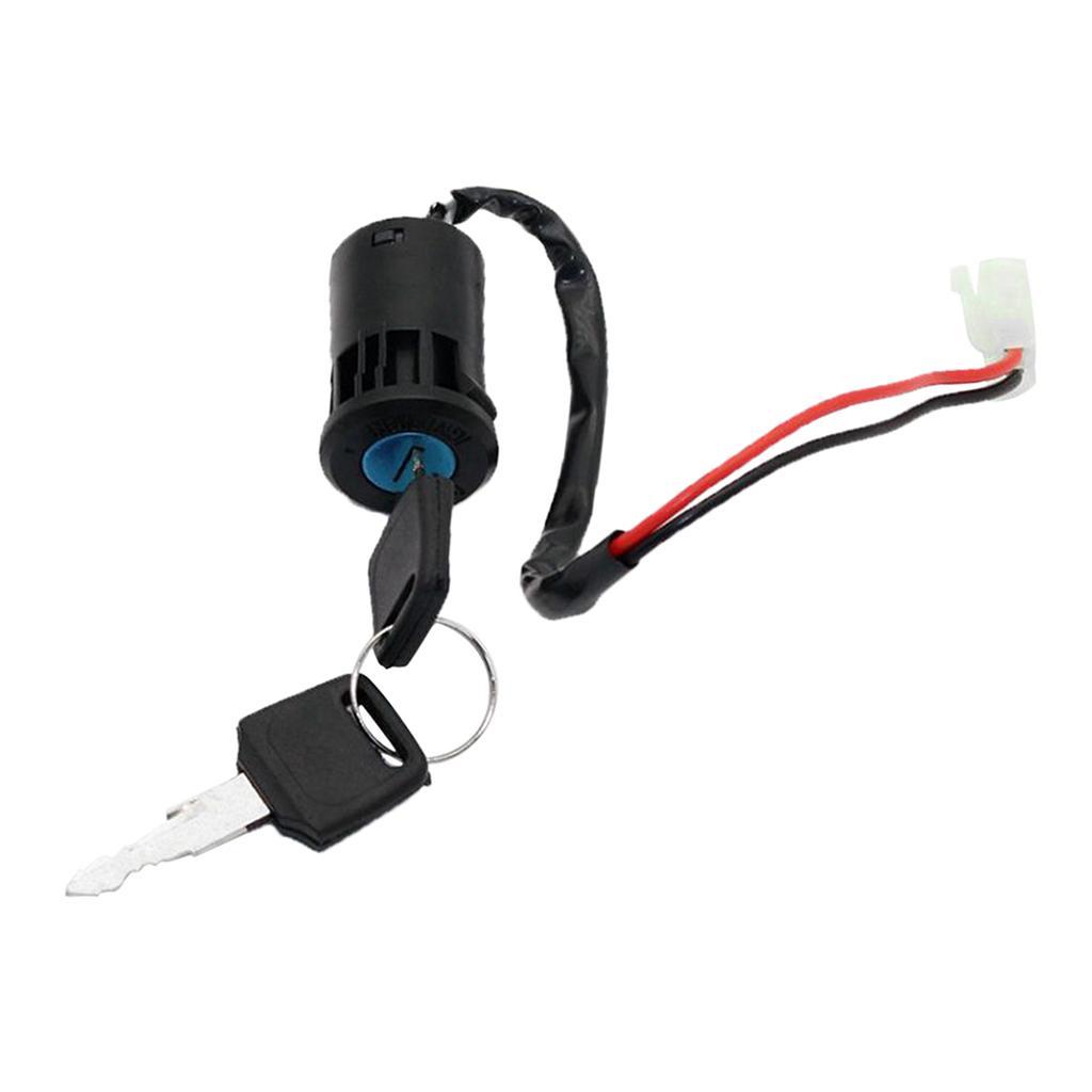 Electric 2 Wire Ignition Key for ATV Dirt Scooter Kart Bike