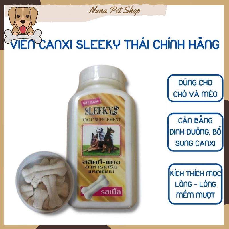 Viên canxi và vitamin cho chó mèo