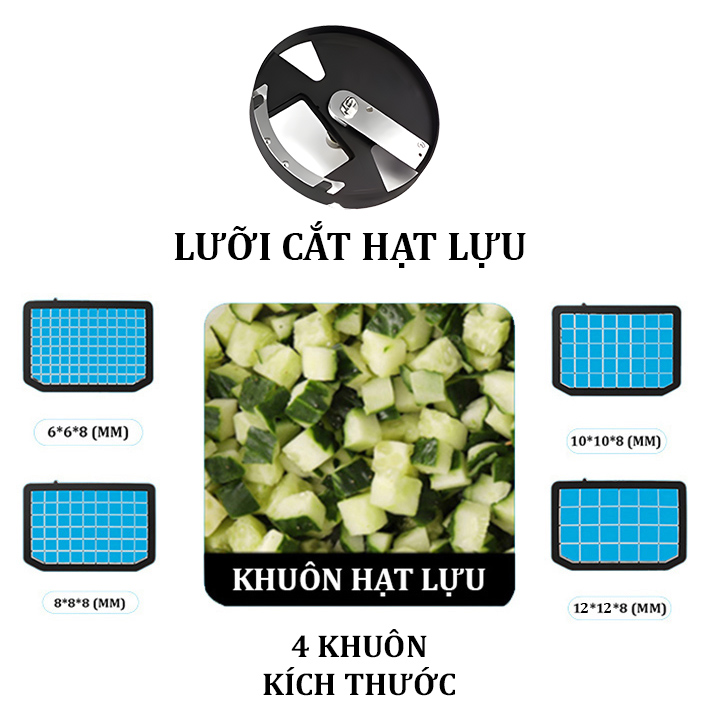 HÀNG CHÍNH HÃNG - Máy thái rau củ quả đa năng chuyên nghiệp dùng cho gia đình, nhà hàng và khách sạn. Thương hiệu Mỹ cao cấp Septree ANS-A5