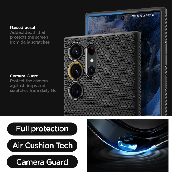 Ốp lưng Spigen Neo Hybrid For Samsung Galaxy S23 Ultra Chống bông trốc, tương thích sạc không dây Hàng Chính Hãng
