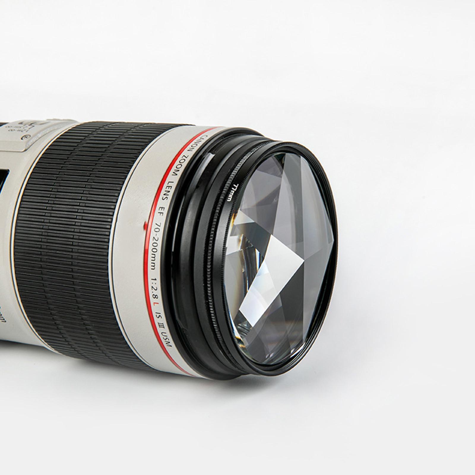 77mm Pentaprism Prism Special Effects Camera Filter Number of Subject