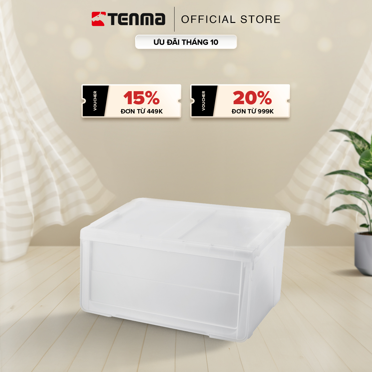 Hộp Nhựa Nắp Trượt Đa Năng TENMA, PRX Kabako M Khổ Rộng