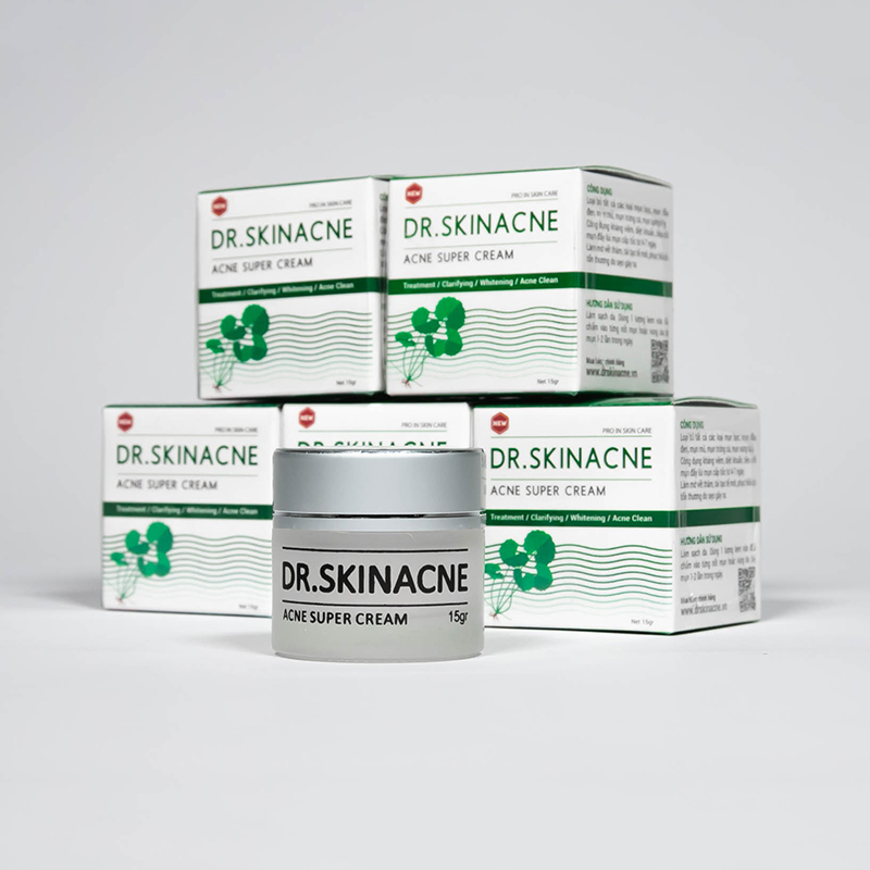 2 Hộp Kem Ngừa Mụn Chống Thâm Nám Tàn Nhang DR.SKINACNE