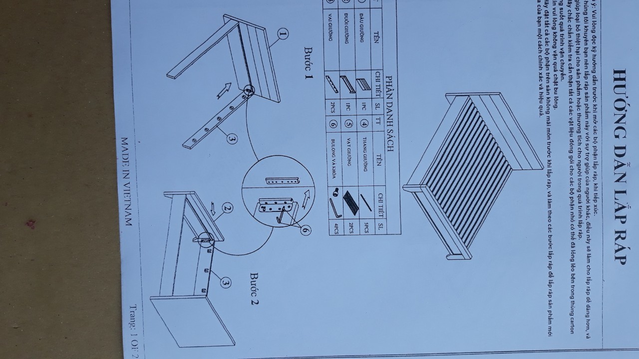 Giường Ngủ MDF HT 23.00 Phủ Melamine Vân Gỗ chống trầy xước