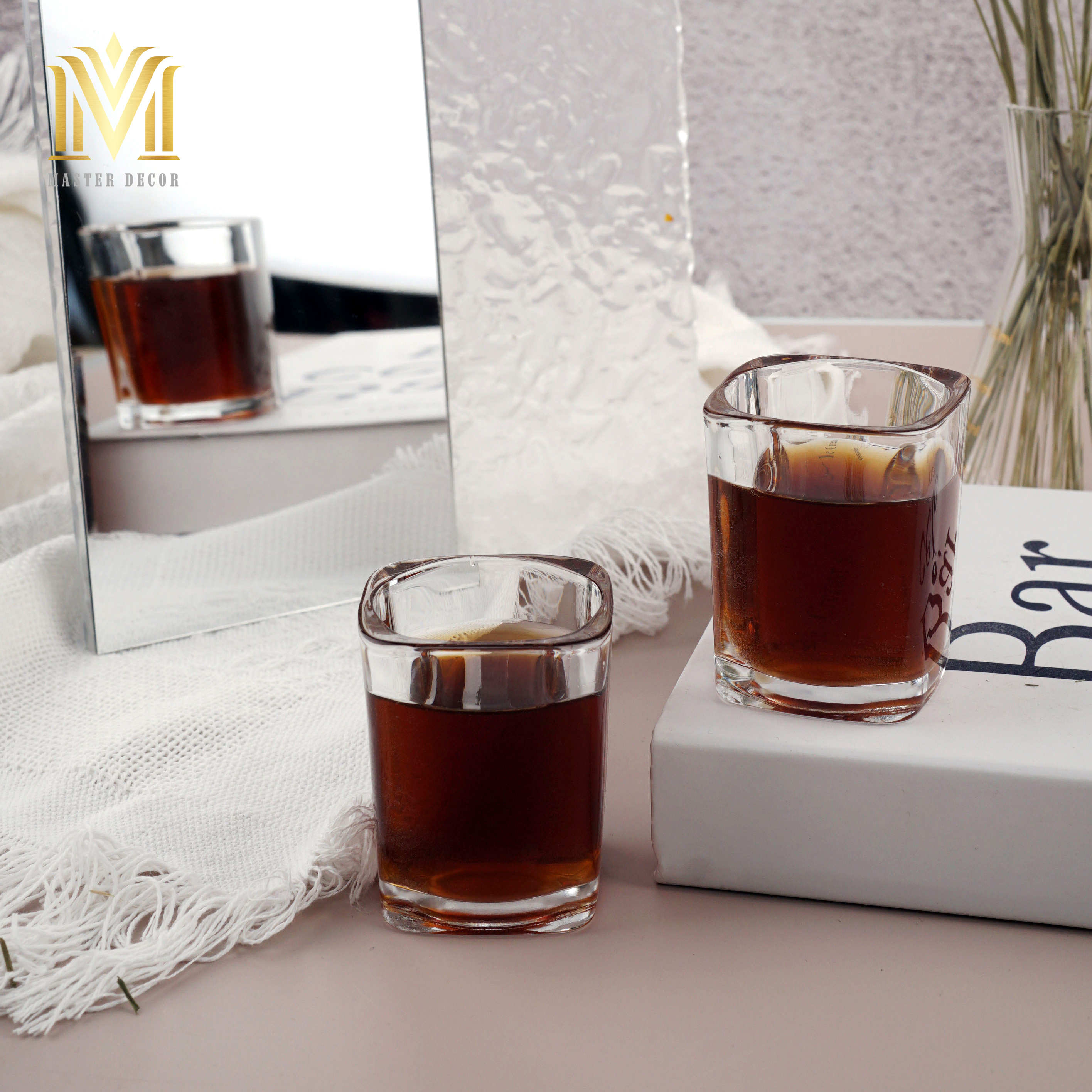 BỘ 6 CỐC THỦY TINH 1502 DÀY DẶN, CHỊU NHIỆT CAO DUNG TÍCH 60ML