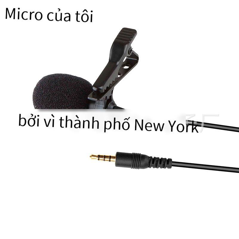 Phong cách mới nhất micrô cài áo hội nghị truyền hình hội nghị ghi âm cuộc gọi thoại micrô điện thoại di động phỏng vấn máy tính micrô chụp ảnh