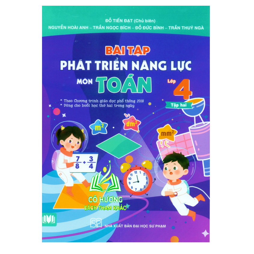 Sách - Combo Bài Tập Phát Triển Năng Lực Môn Toán Lớp 4 Tập 1 + 2
