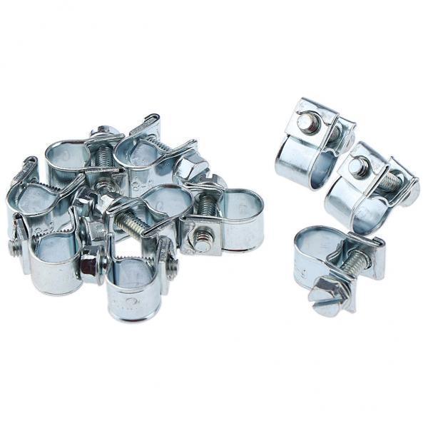3-4pack 10x Hose Clamps Fuel Line Clips Clamp for Diesel Petrol Pipe 6 - 8mm