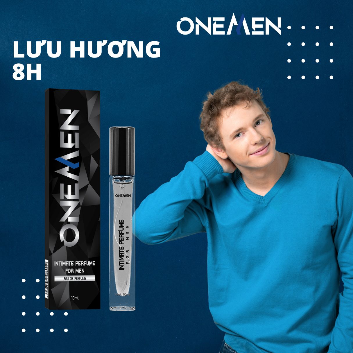 Combo Yêu Thích: Bọt Vệ Sinh Nam + Nước Hoa Nam Intimate Perfume For Men Lưu Hương Dịu Nhẹ 24h OneMen