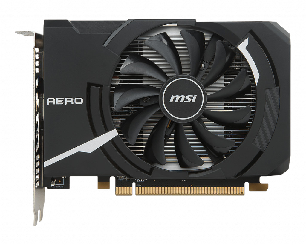 Card đồ họa VGA MSI Radeon RX 550 AERO ITX 4G OC GDDR5 128-bit - Hàng Chính Hãng