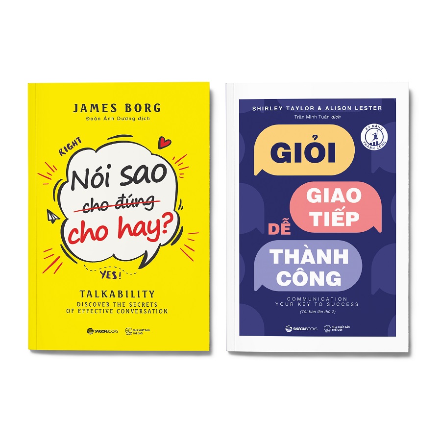 Combo 2 cuốn: Nói Sao Cho Đúng Cho Hay + Giỏi Giao Tiếp - Dễ Thành Công (Tái Bản 2019)