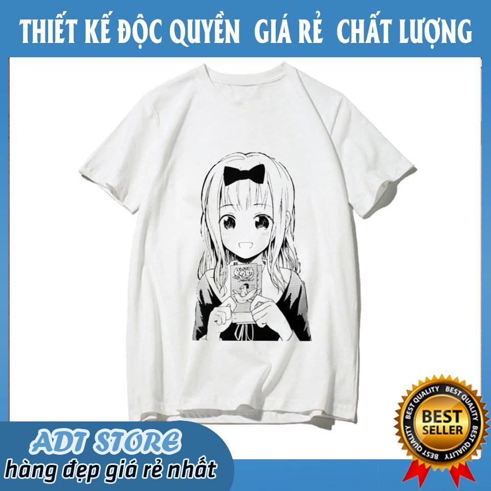 Áo thun Kaguya sama Love Is War Anime Chika Fujiwara cổ tròn cực chất giá siêu rẻ