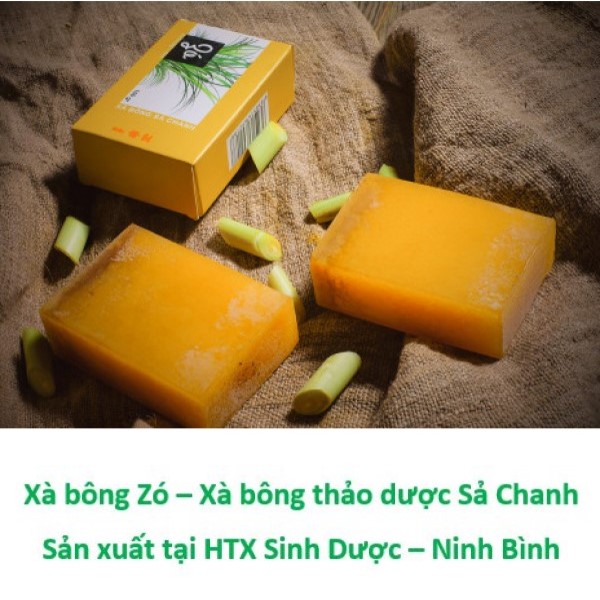 Combo 02 Xà bông thảo dược Sả chanh HTX Sinh Dược - 100% từ nguyên liệu tự nhiên