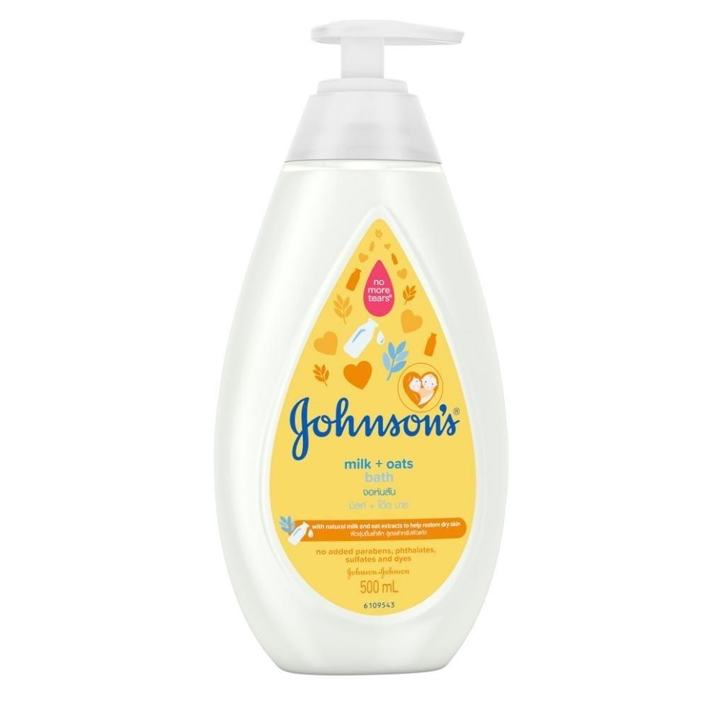 Sữa Tắm Johnson's Milk + Oats Bath 500ml